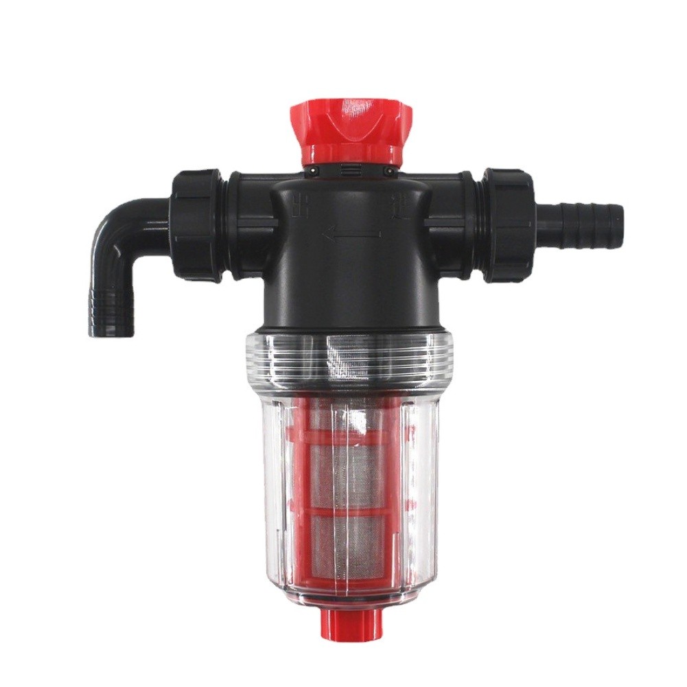 Irrigation Water Pump Filter Inline Strainer with Double Layer Fine Mesh Design