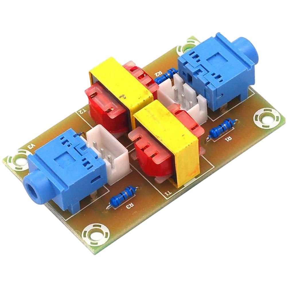 2pcs Audio Isolator Modules Noise Filter with Flexible Connection Options