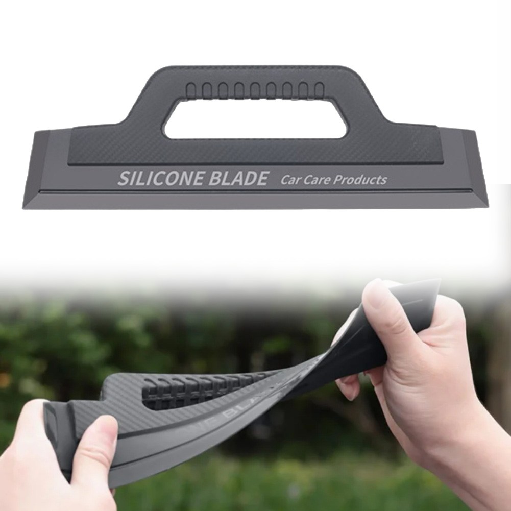 Soft Silicone Car Squeegee for Window Water Removal NonScratch Auto Glass Tool