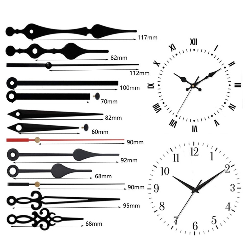Quartz Clock Movement Replacement Kit Battery Powered for Wall Clock Repair