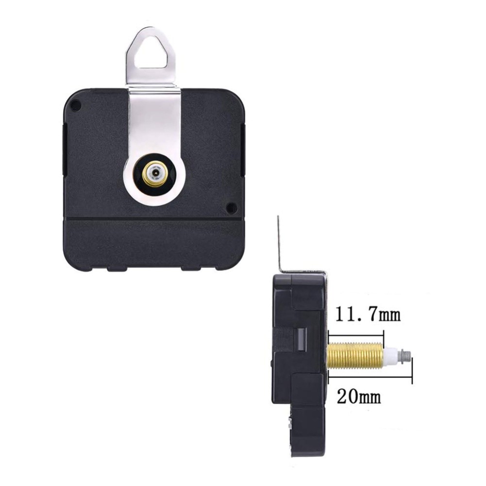 Quartz Clock Movement Kit for Wall Clocks Shaft Length 20mm Thread 11 7mm