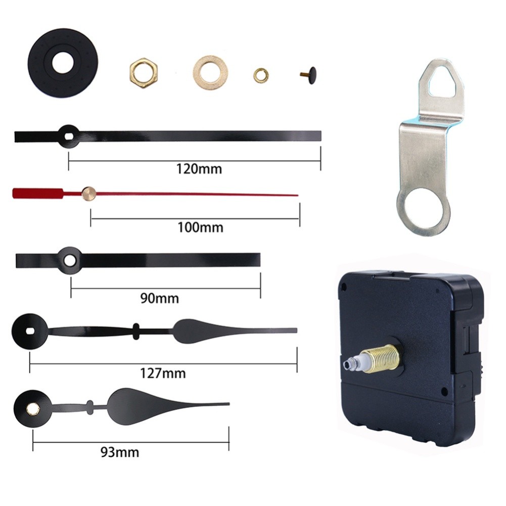 Quartz Clock Movement Kit for Wall Clocks Shaft Length 20mm Thread 11 7mm