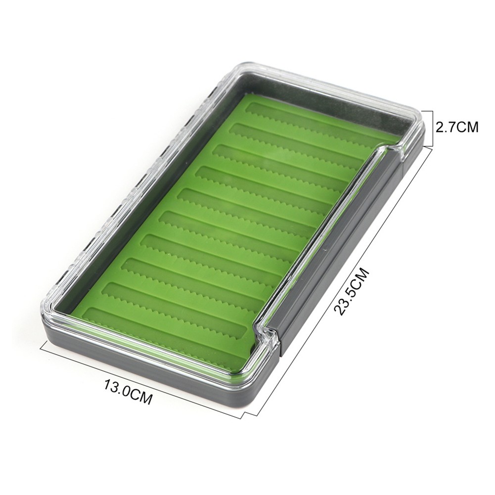 Compact Fishing Container Fly Tackle Storage Slim Design Fly Box Fishing Trips - Picture 26 of 26
