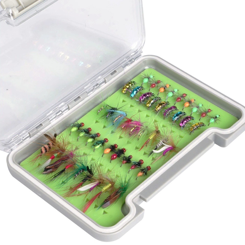 Compact Fishing Container Fly Tackle Storage Slim Design Fly Box Fishing Trips - Picture 15 of 26