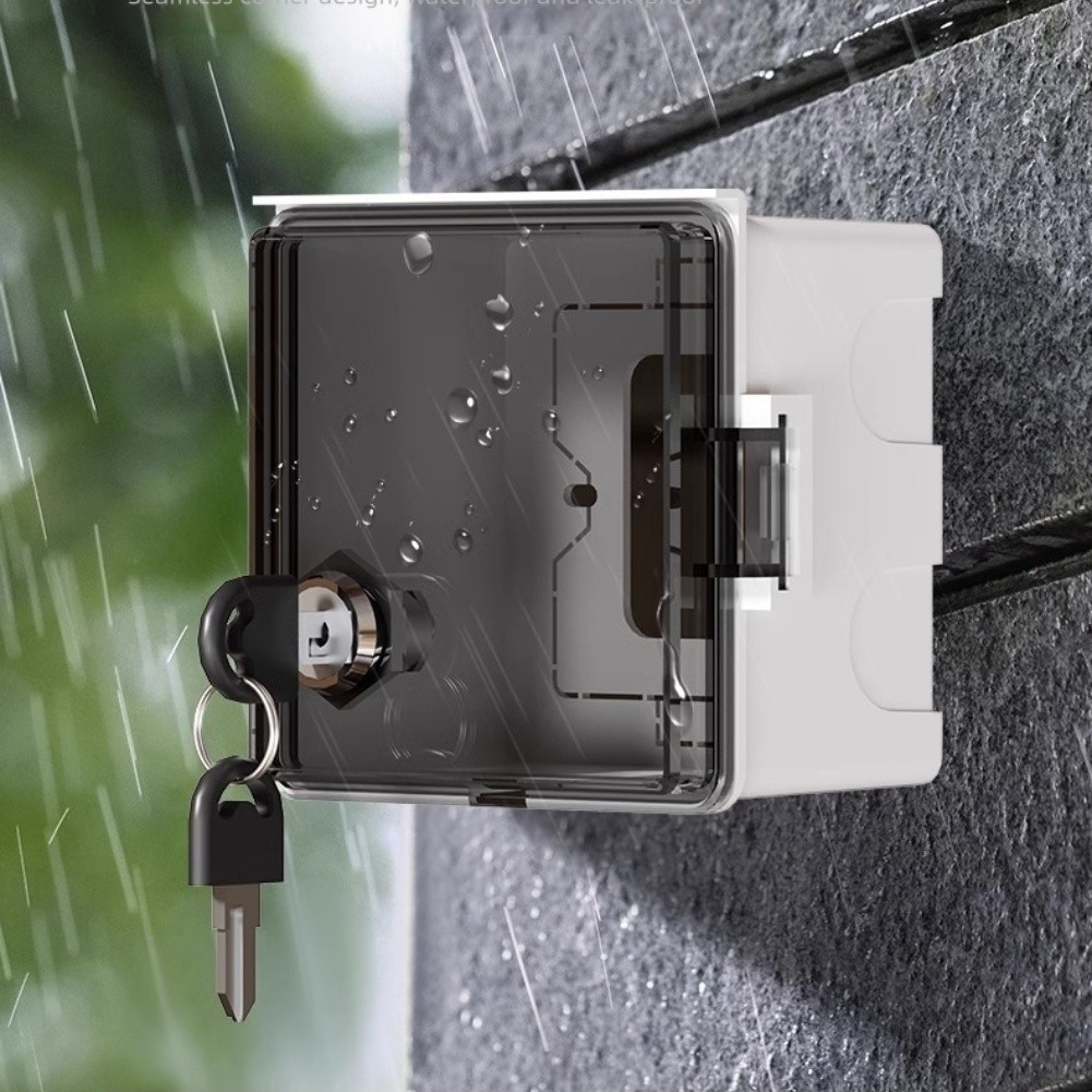 Outdoor Wasserdichte Steckdosenbox mit Schloss für sichere Elektrofahrzeuge Lad