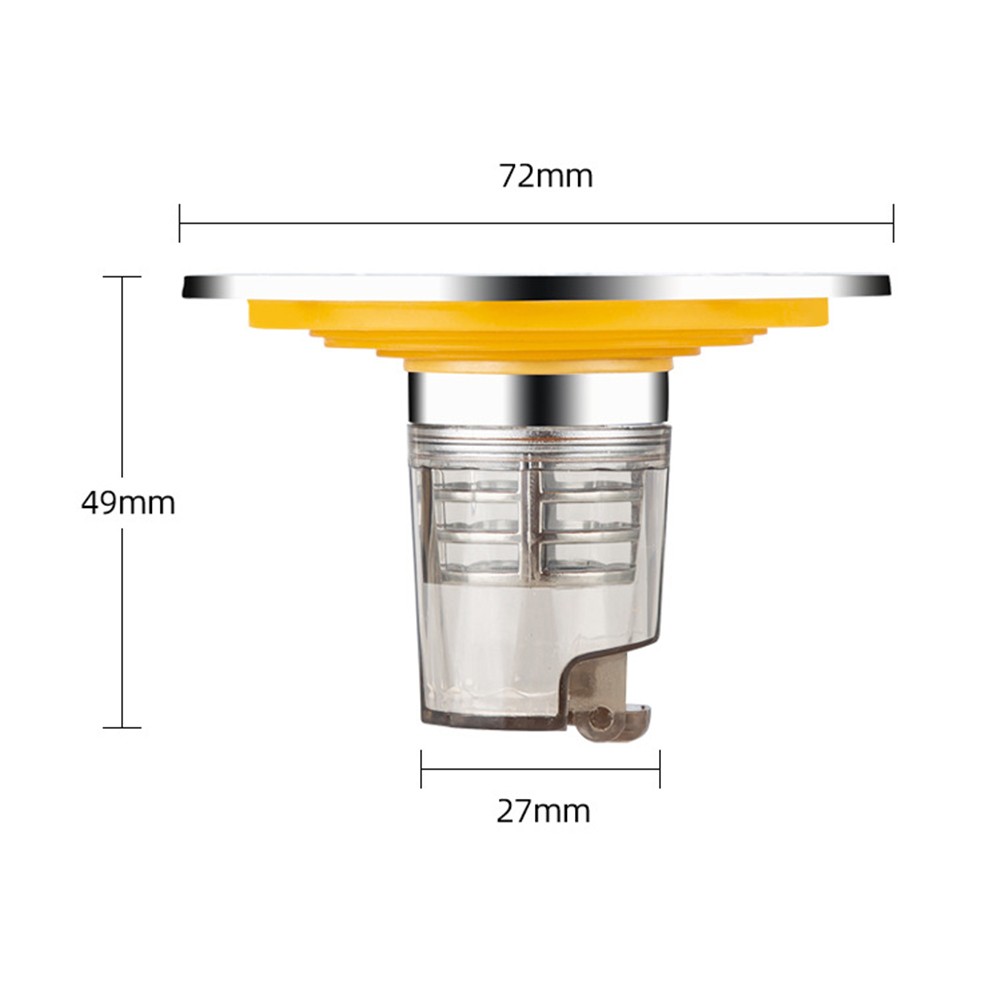 Drain Strainer Bathroom Drain Easy Installation Long-lasting Performance