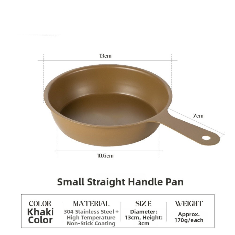 Outdoor Mini Frying Pan 304 Stainless Steel Camping Cookware for Easy Transport - Picture 14 of 16