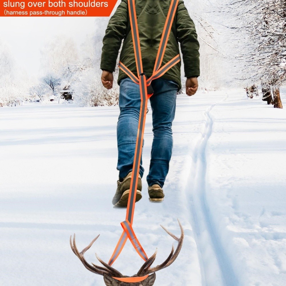 Hunting Deer Drag Harness with 400 Pound Capacity and Comfortable Pads - Picture 33 of 34