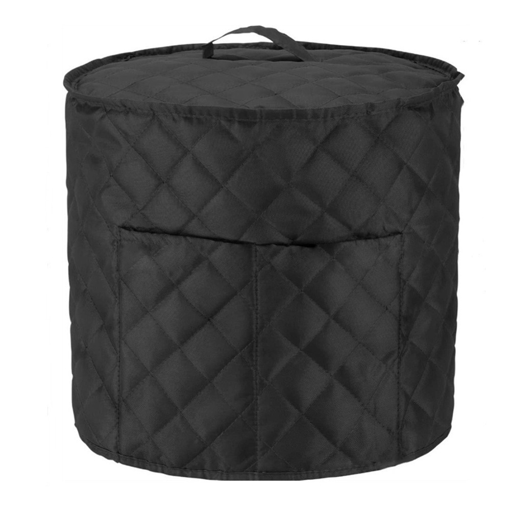 Pressure Cooker Cover Black Nylon with Pockets for 8 Quart For Instant Pan