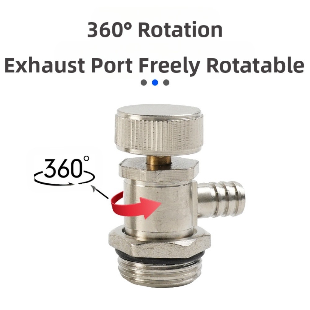 Automatic Drain Valve Brass for Heating Systems with Easy Installation Design