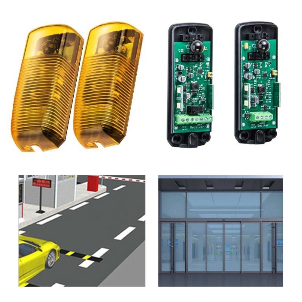 Infrared Beam Sensor for For automatic Doors with Easy Installation Feature