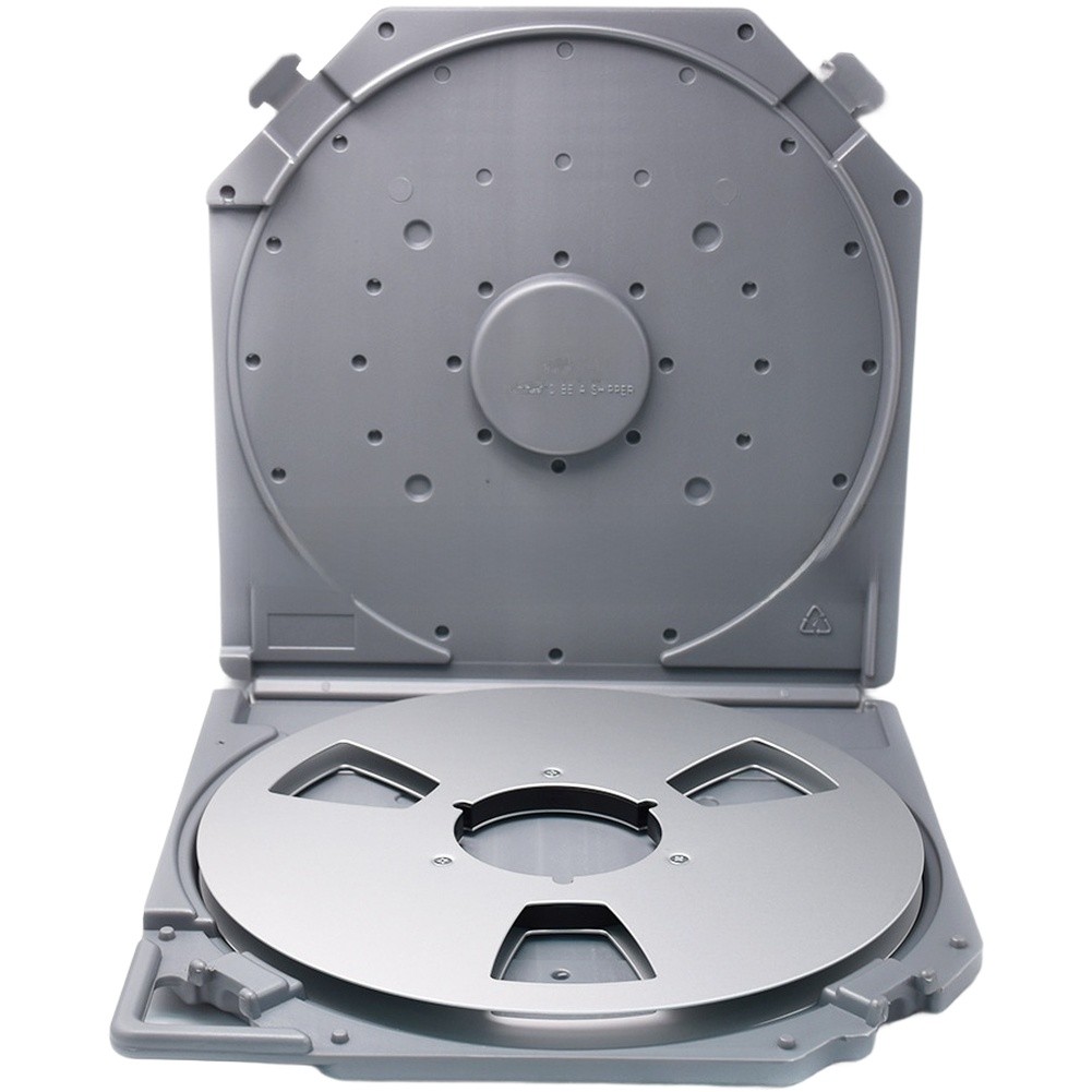 10 Inch Tape For Reel Storage Box with Black and Silver Tray Combinations