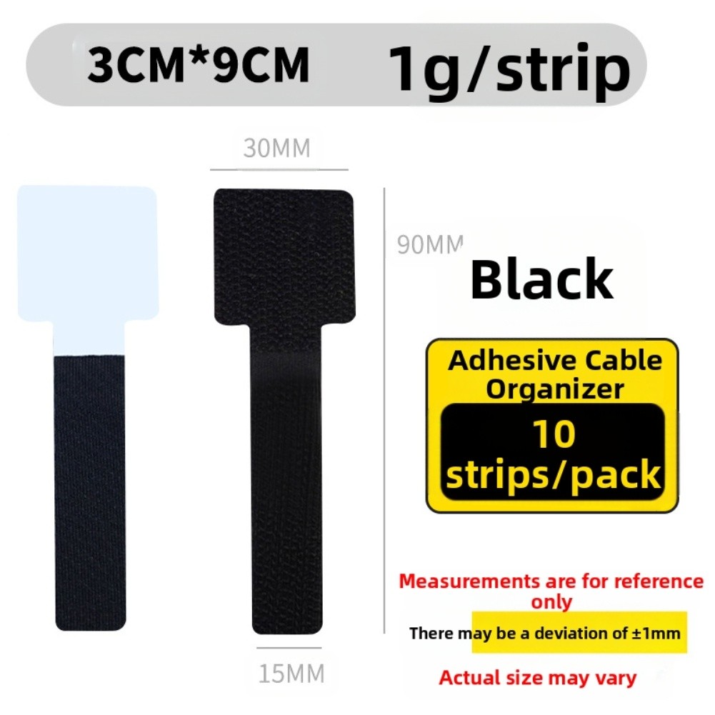 Easy Adjust Self Sticky Cable Holder Clips for Managing Thin Cables and Wires - Picture 13 of 18