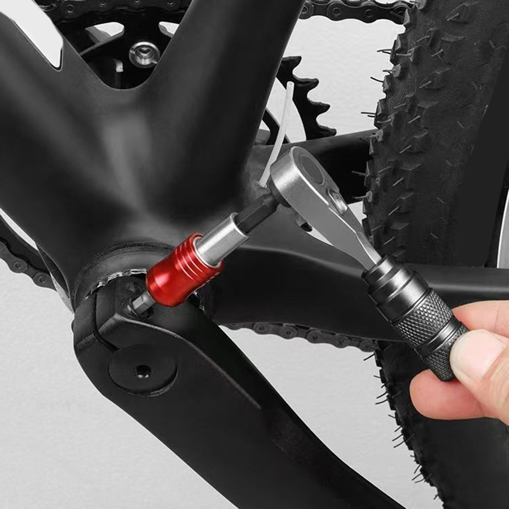 4 in 1 Mini Ratschenschlüssel mit glatter Rotation für 14 Zoll Bit Reparatur Einsatz - Bild 21 von 21