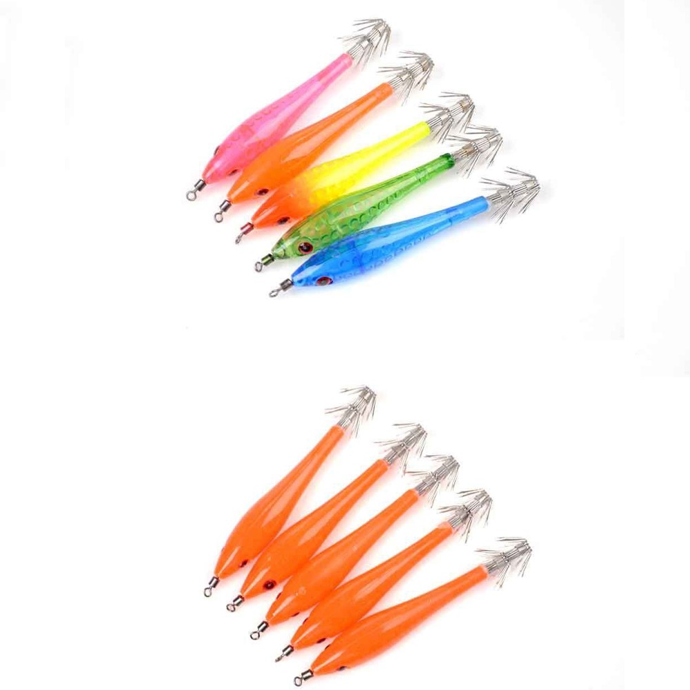 Fluorescent Tail Fishing Needle Light Absorption Pack Of 5 Resistance Reduction - Picture 29 of 32