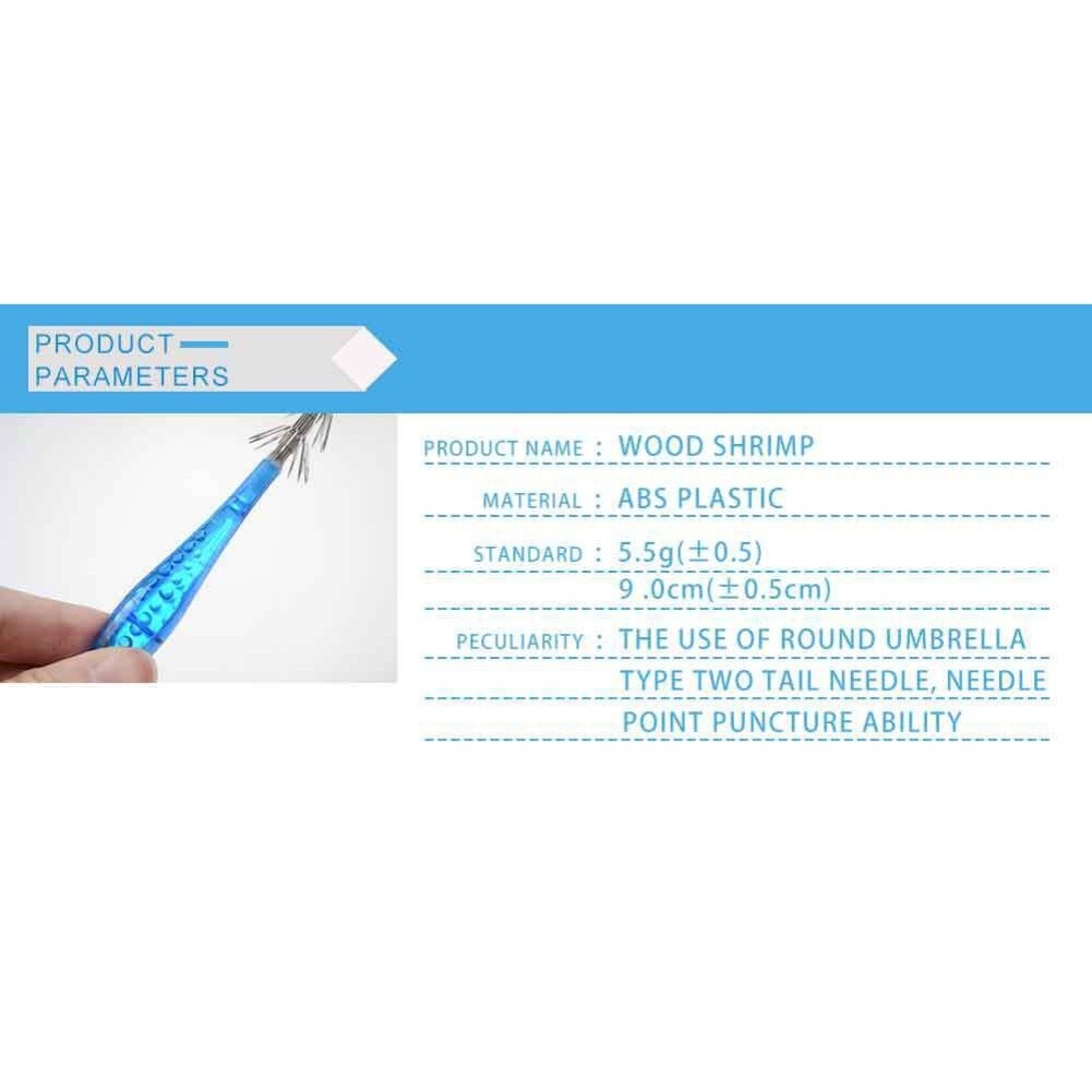 Fluorescent Tail Fishing Needle Light Absorption Pack Of 5 Resistance Reduction - Picture 18 of 32