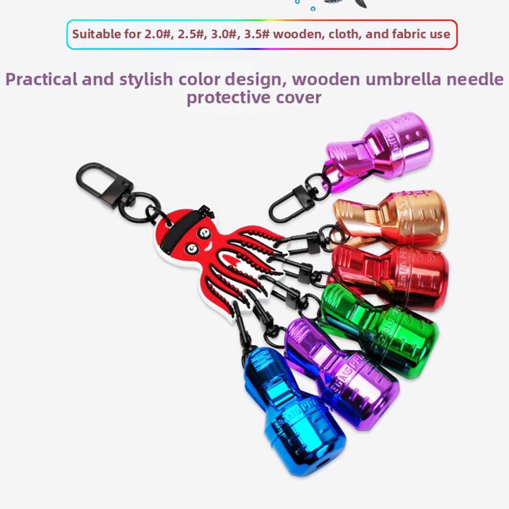 Direct Cleaning Egi Hooks Cover Octopus Bait Cover ABS Material Compact Storage - Picture 25 of 30