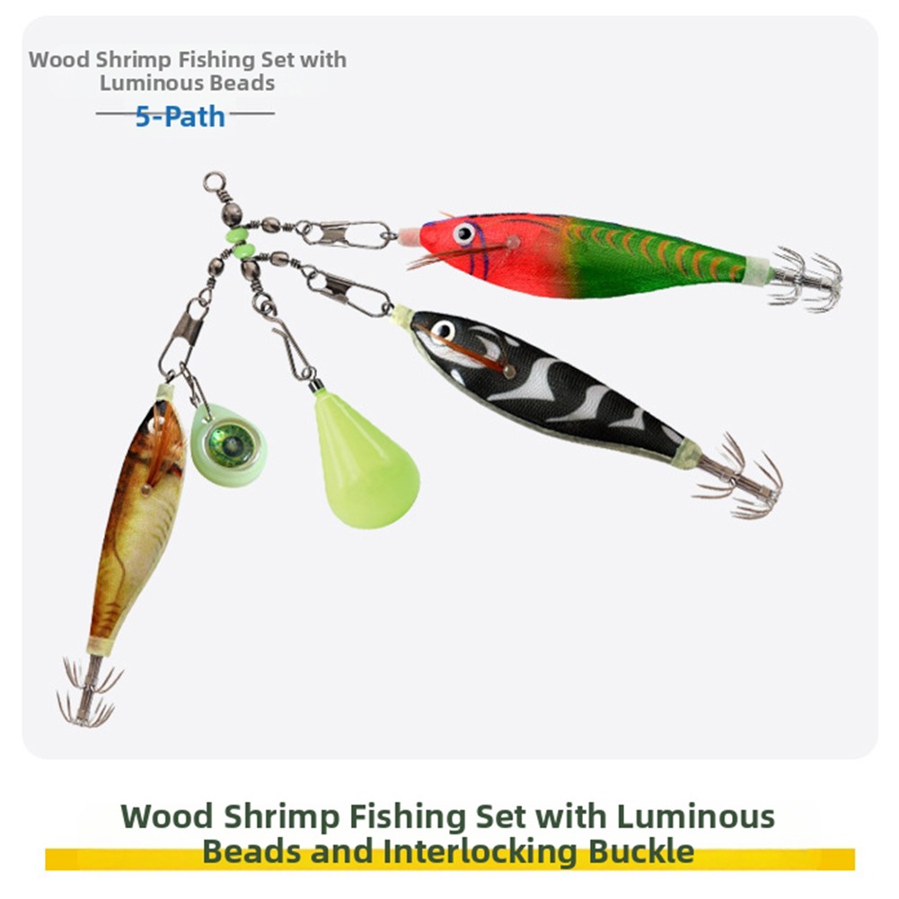 15 to 25pcs Fishing Bearing Rolling Swivel for Squid Jig with Luminous Feature - Picture 26 of 34