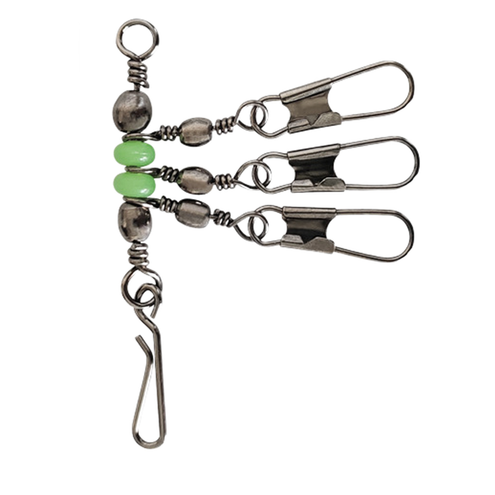 15 to 25pcs Fishing Bearing Rolling Swivel for Squid Jig with Luminous Feature - Picture 27 of 34