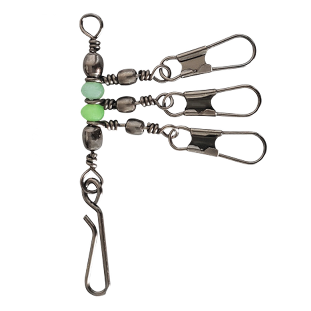 15 to 25pcs Fishing Bearing Rolling Swivel for Squid Jig with Luminous Feature - Picture 24 of 34