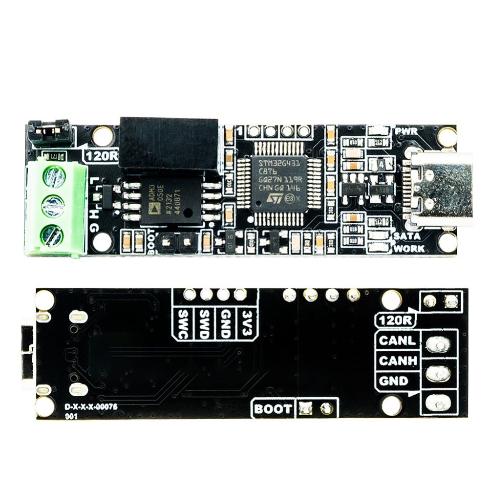CAN Analyzer USB Adapter for MKS CANable With Isolation and ESD Protection