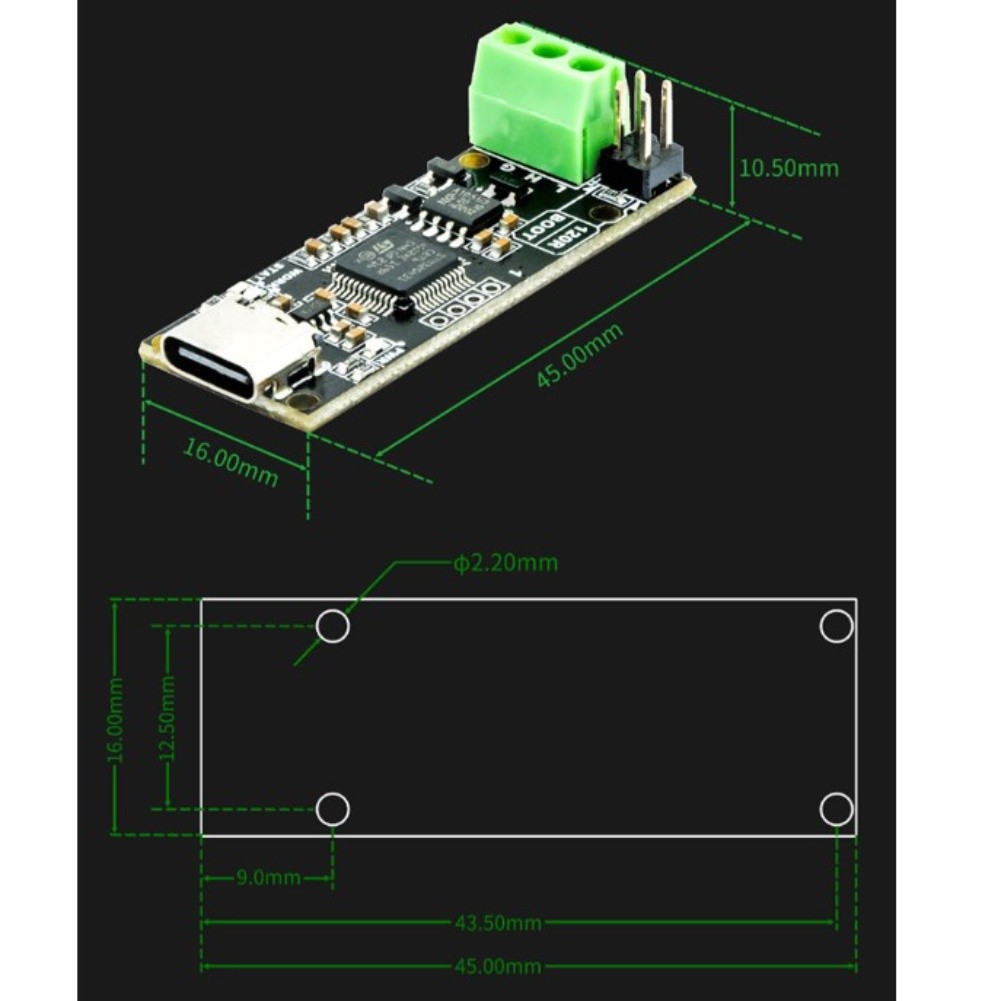 CAN Analyzer USB Adapter for MKS CANable V2 0 Pro with Advanced Hardware Design