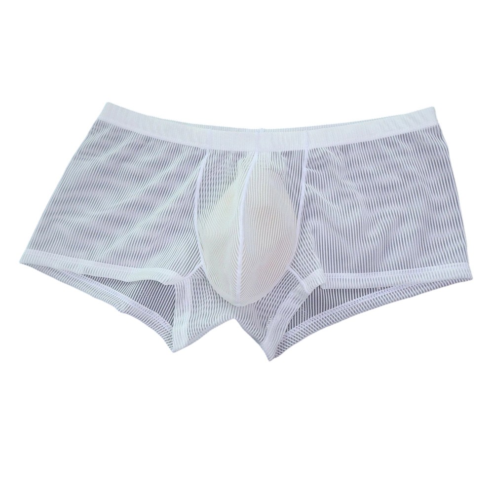 Men Underwear Translucent Underpants Indoor Relaxation Classic Theme Easy Care - Picture 24 of 42