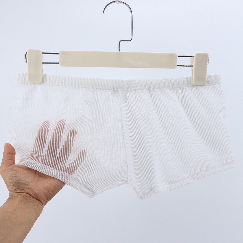 Men Underwear Translucent Underpants Indoor Relaxation Classic Theme Easy Care - Picture 27 of 42