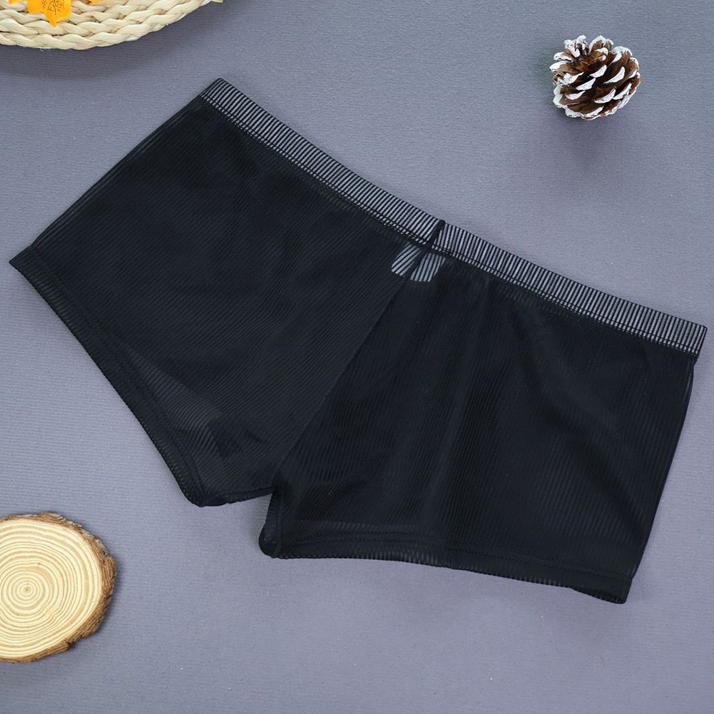 Men Underwear Translucent Underpants Indoor Relaxation Classic Theme Easy Care - Picture 38 of 42