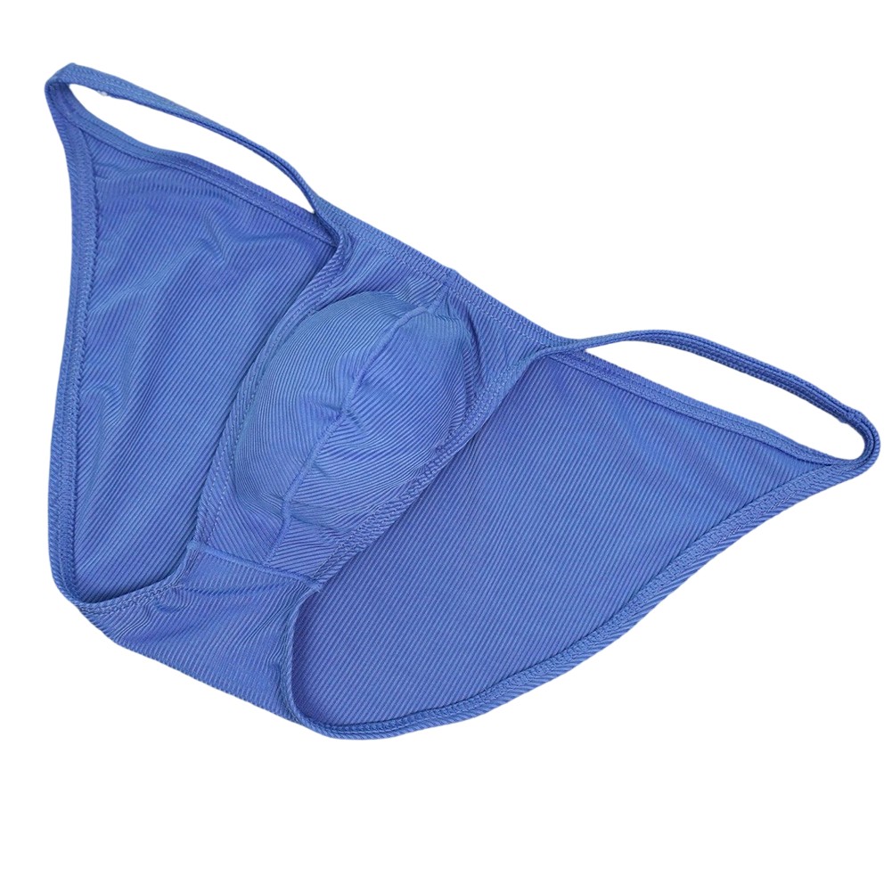 Low Rise Men Briefs Underwear Ribbing U Convex Pouch Flexible Material