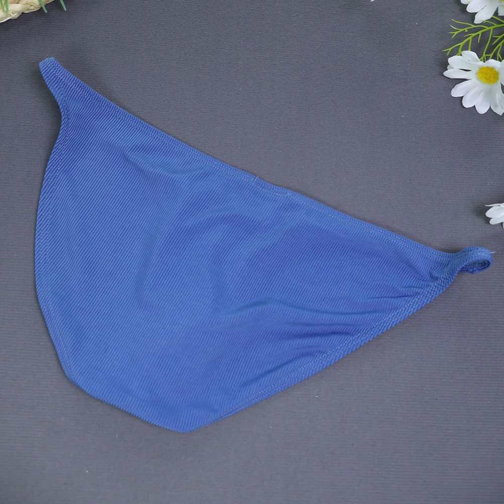 Low Rise Men Briefs Underwear Ribbing U Convex Pouch Flexible Material