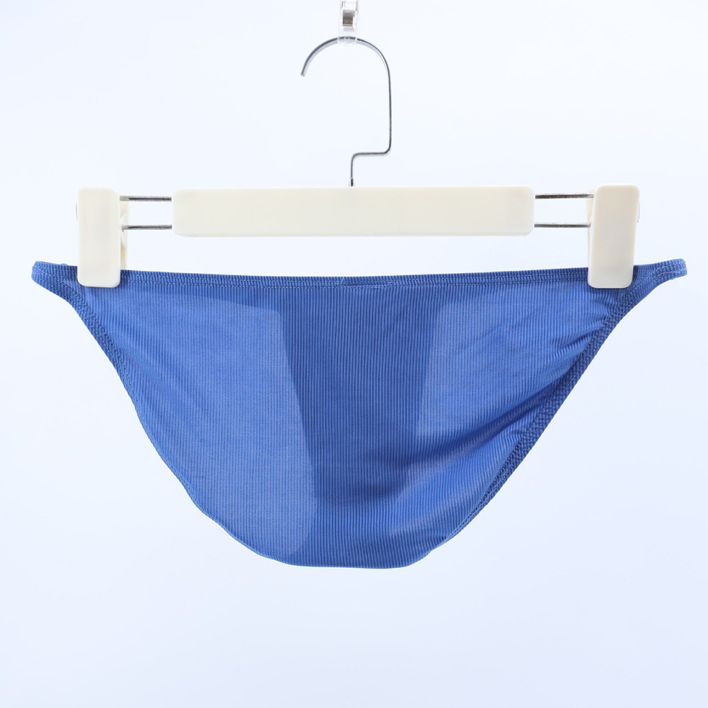 Low Rise Men Briefs Underwear Ribbing U Convex Pouch Flexible Material