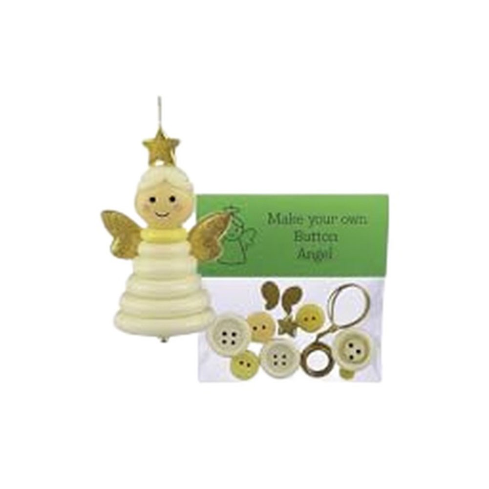 Button Christmas Ornament Kit DIY Crafting Set for Festive Decorations - Picture 10 of 23