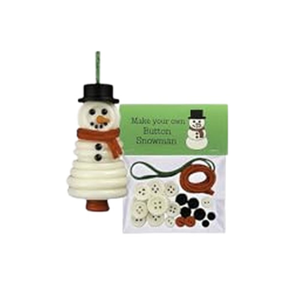 Button Christmas Ornament Kit DIY Crafting Set for Festive Decorations - Picture 19 of 23