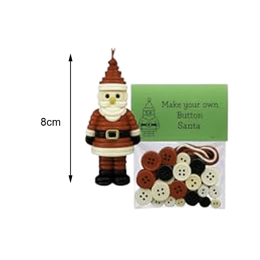 Button Christmas Ornament Kit DIY Crafting Set for Festive Decorations - Picture 17 of 23