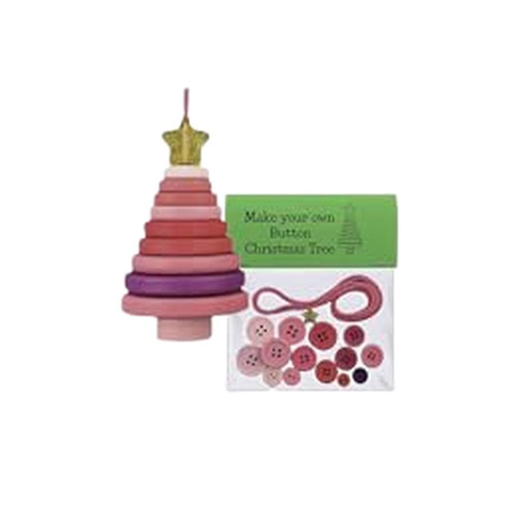 Button Christmas Ornament Kit DIY Crafting Set for Festive Decorations - Picture 22 of 23