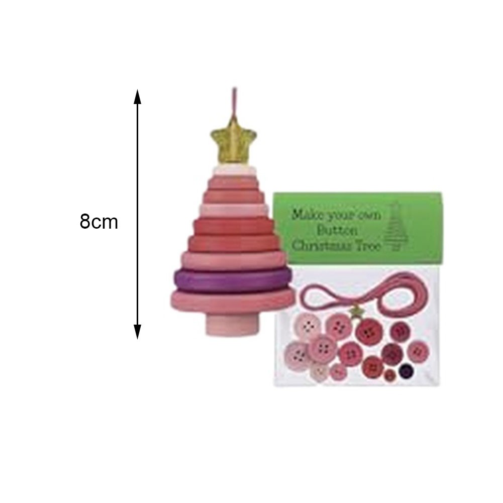 Button Christmas Ornament Kit DIY Crafting Set for Festive Decorations - Picture 23 of 23