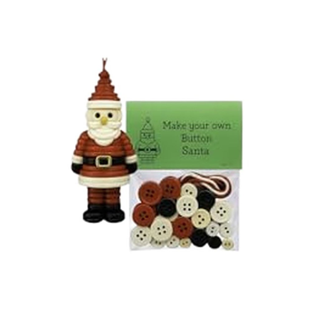 Button Christmas Ornament Kit DIY Crafting Set for Festive Decorations - Picture 16 of 23