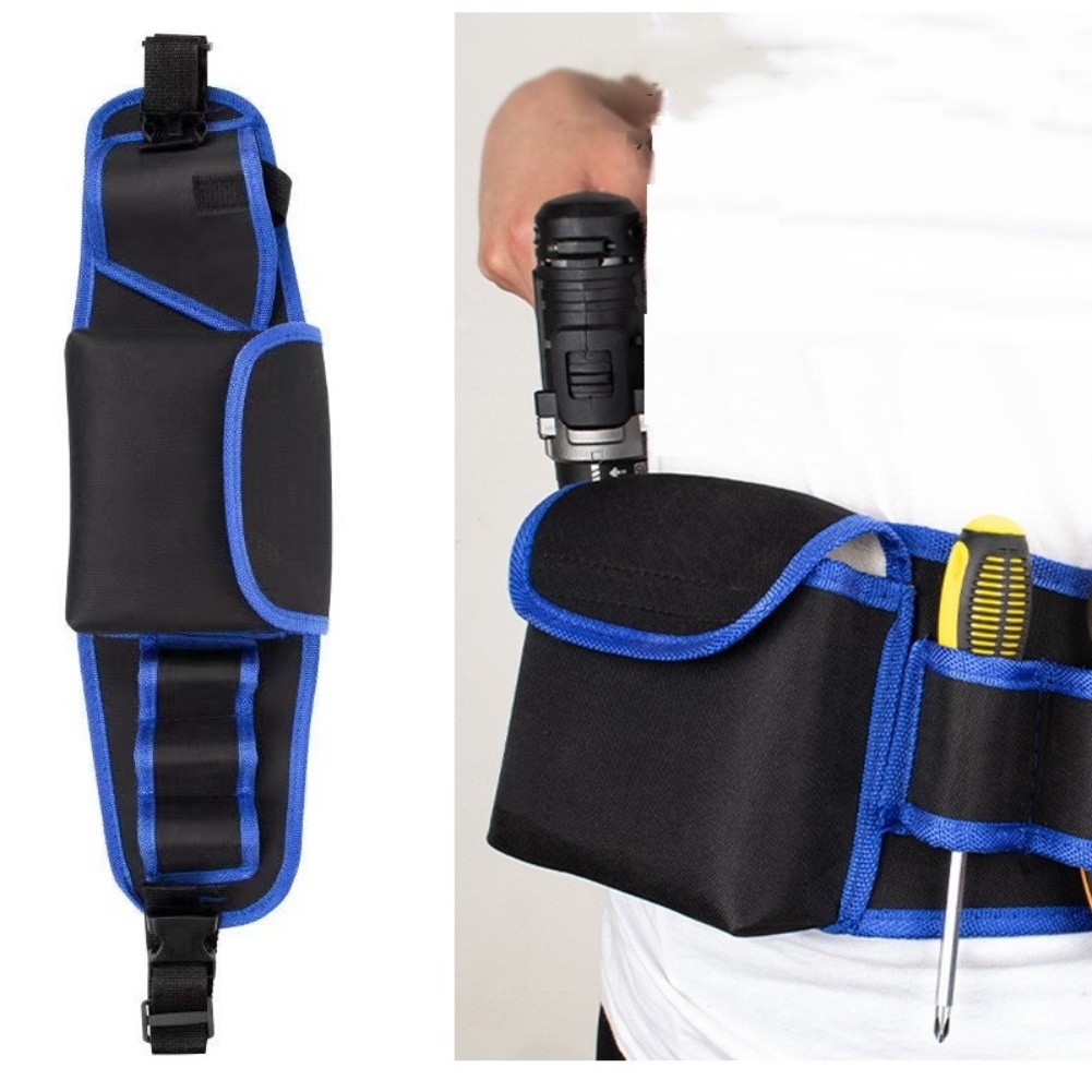 Electrician Tool Bag Belt Attachment Easy Access Tool Bag Multi-Pockets Design - Picture 3 of 9