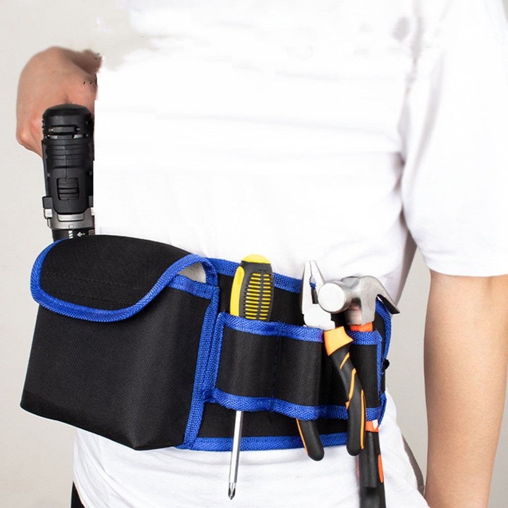 Electrician Tool Bag Belt Attachment Easy Access Tool Bag Multi-Pockets Design - Picture 9 of 9