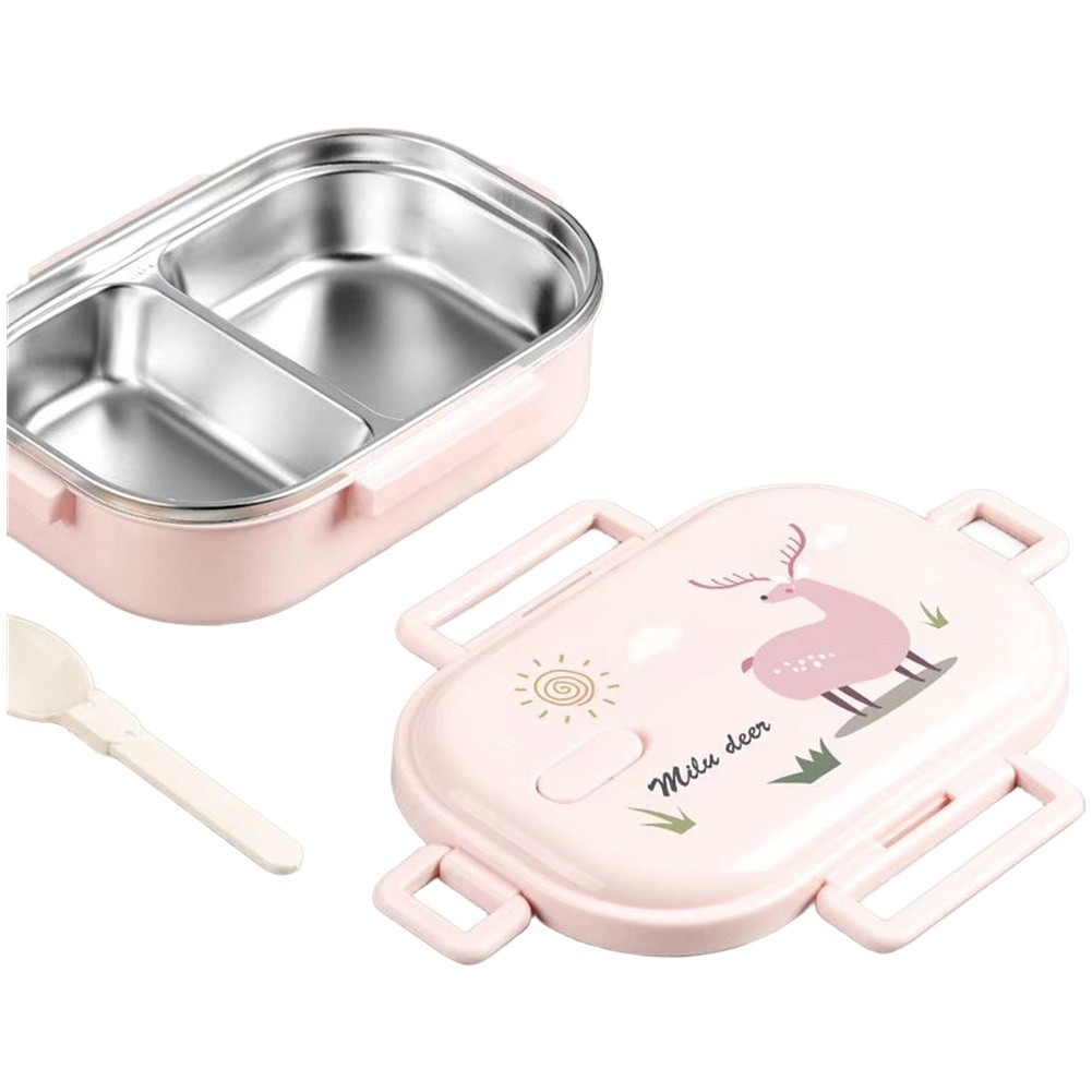 Stainless Steel Lunch Box Multi Layer with Space Saving Nesting Feature - Picture 12 of 14