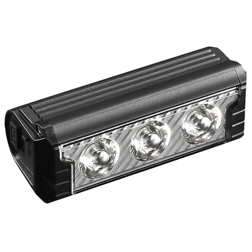 Bike Light Headlight Wide Flood Beam with Horizontal Mount Space Saving