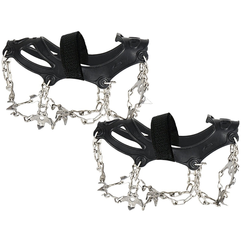 For Outdoor Lightweight Stainless Steel 18 Spike Crampons for Snow Hiking - Picture 14 of 14