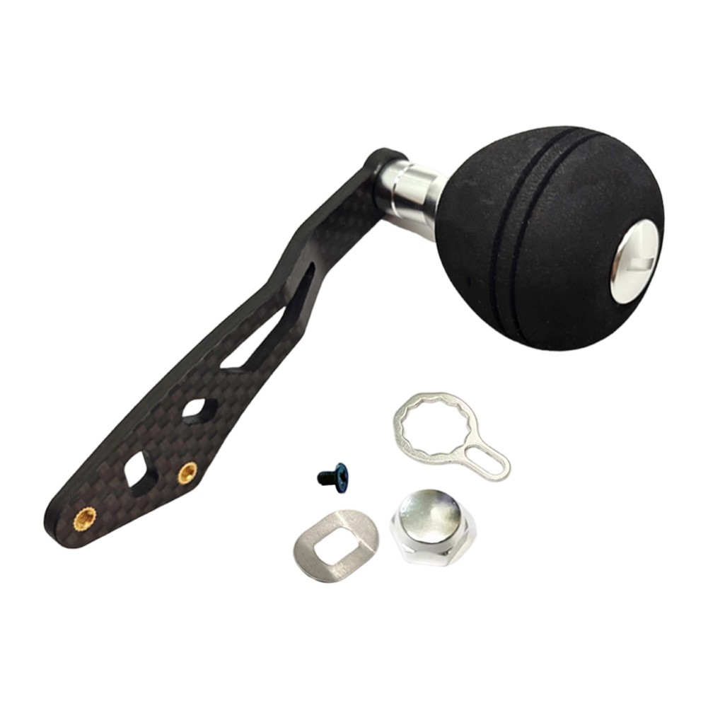 Carbon Single Arm Handle Assembly For For DAIWA For SHIMNO Casting Reel EVA