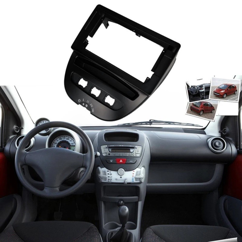 Car Radio Frame Fascia 10 1 Inch For Toyota Aygo C1 107 2005 2014 Years