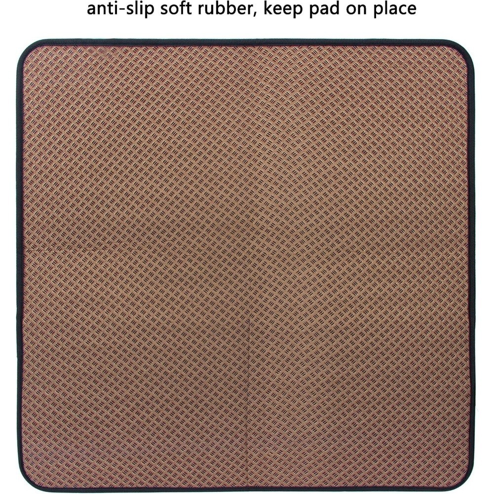 Deep Grey Felt Sewing Machine Pad Foldable 60x60cm with Six Compartments