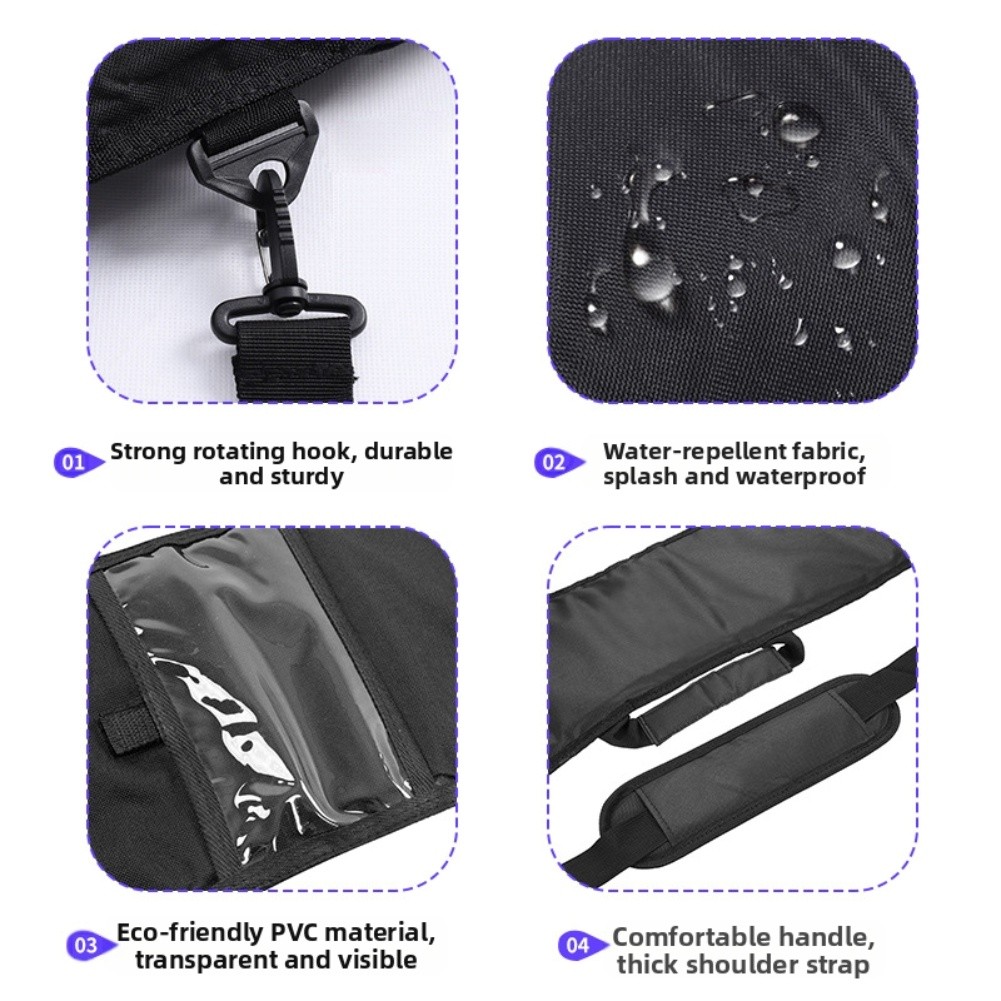 For Rowing Paddle Bag for Kayak with Adjustable Waterproof Shoulder Strap - Picture 19 of 22