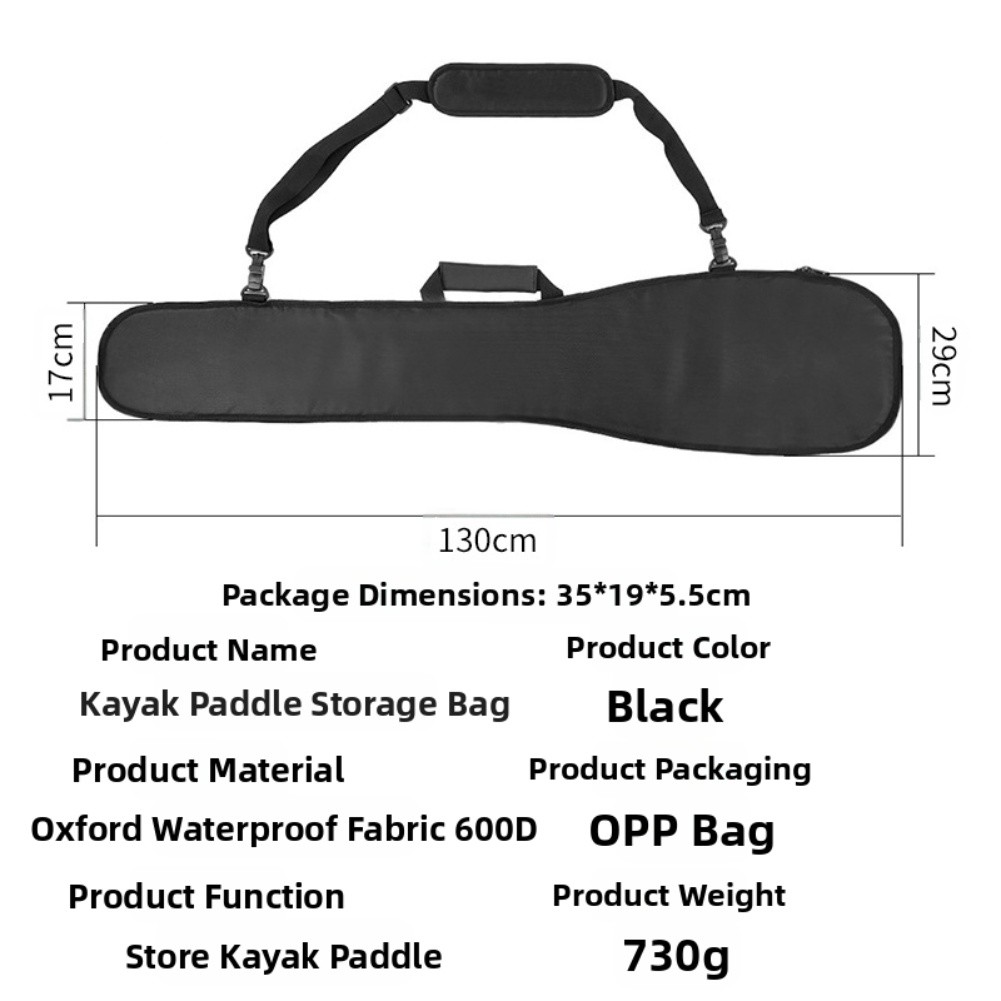 For Rowing Paddle Bag for Kayak with Adjustable Waterproof Shoulder Strap - Picture 18 of 22