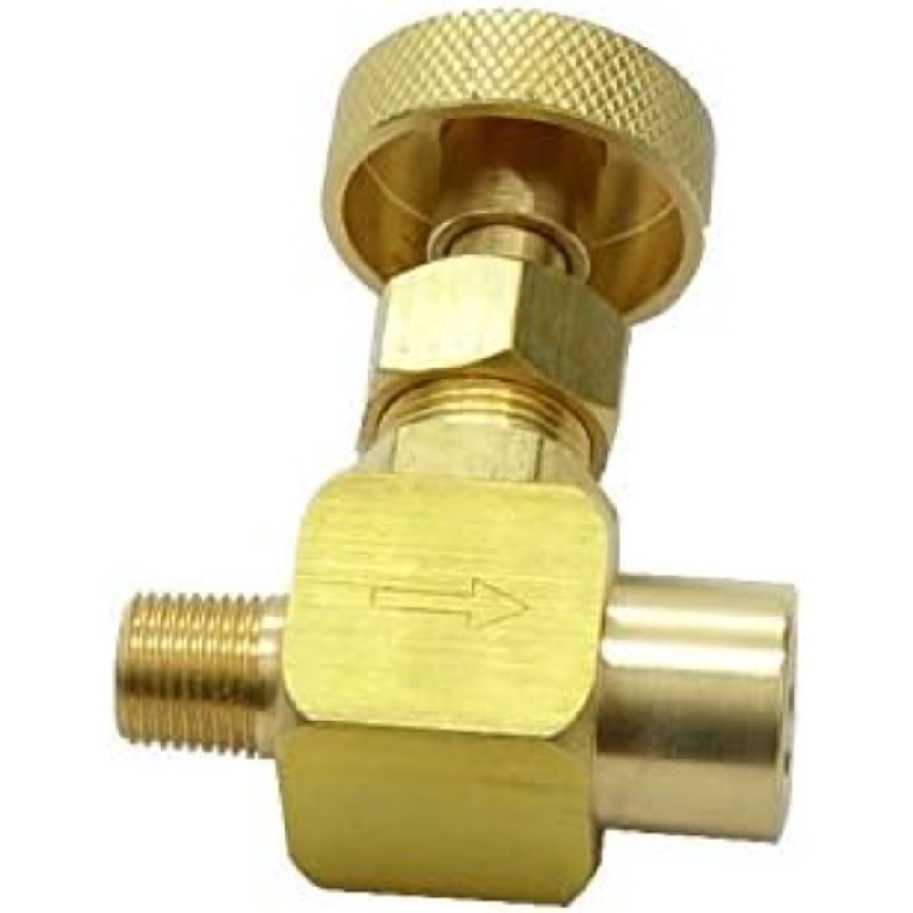 Brass Needle Valve Flow Control Valve For Industrial Use Lead-Free Construction