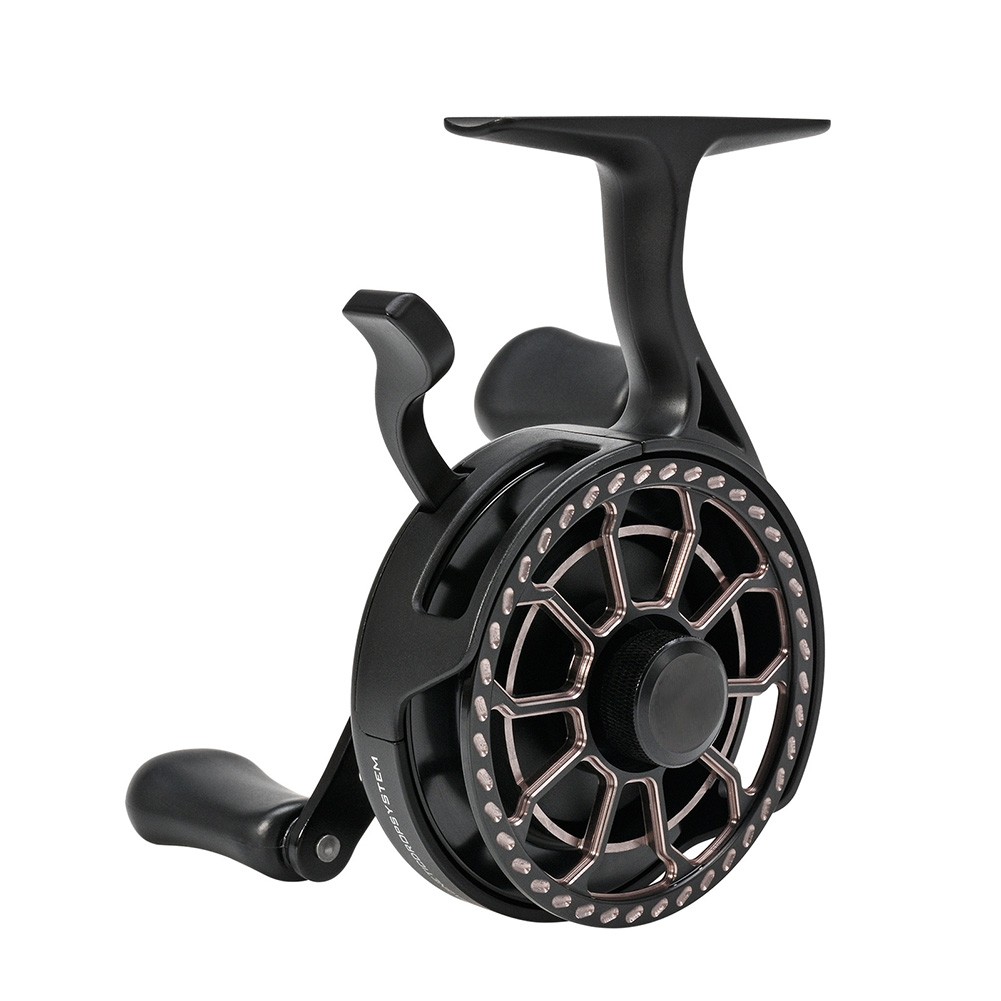 Iceraft Ice Fishing Reel For fast Line Out Magnetic Slow Descent for Winter